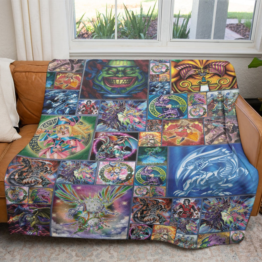 YGO Cards Soft Blanket