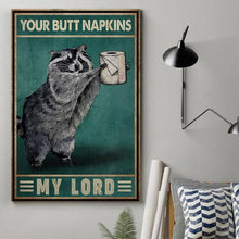 Load image into Gallery viewer, Your Butt Napkins My Lord Custom Canvas With Frame
