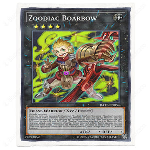 Zoodiac Boarbow Custom Soft Blanket