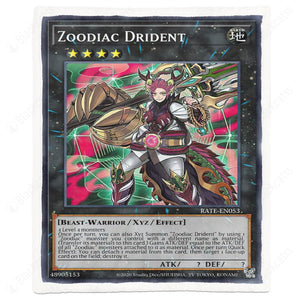 Zoodiac Drident Custom Soft Blanket