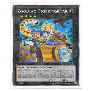 Zoodiac Tigermortar Custom Soft Blanket