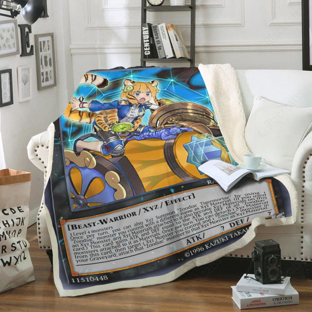 Zoodiac Tigermortar Custom Soft Blanket